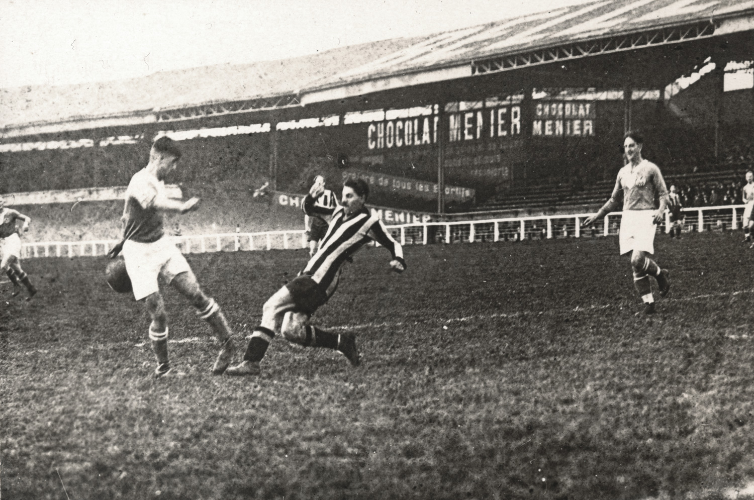 19. Oktober 1924: Club Français gegen Tennis Borussia in Paris. Foto: unbekannt; Sammlung Buschbom.