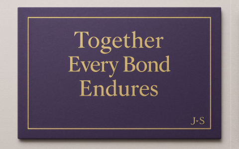 Together Every Bond Endures